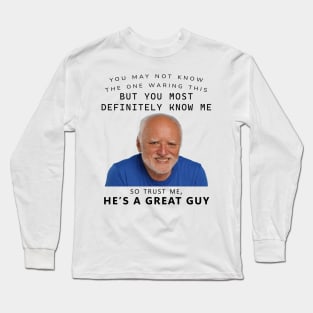 Hide The Pain Harold Making You Friends (Male, 2nd edition) Long Sleeve T-Shirt